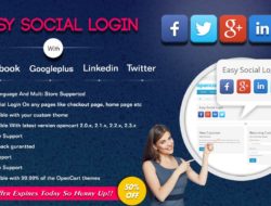 Advanced Social Login Opencart / Авторизация на сайте