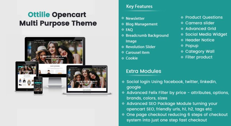 Ottilie Premium Opencart Theme