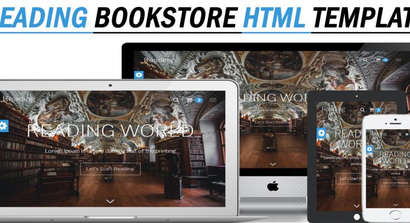 Reading — Bookstore Responsive HTML Template