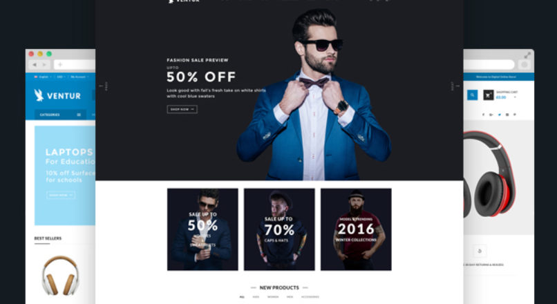 Ventur — Fashion OpenCart Theme (Included Color Swatches)