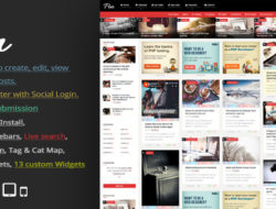 Pin = Pinterest Style / Personal Masonry Blog / Front-end Submission