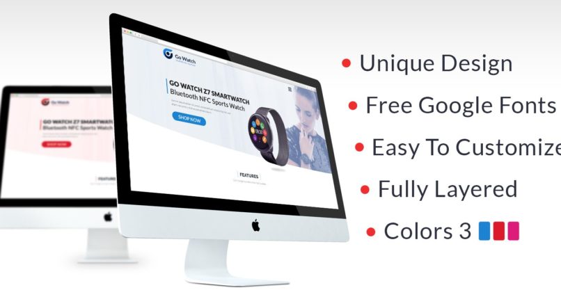 Landing Page Product — One Page PSD Template
