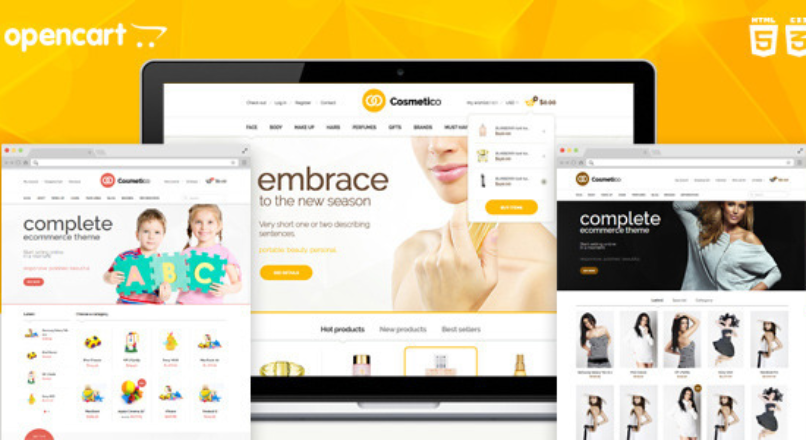 Cosmetico — Responsive OpenCart Template