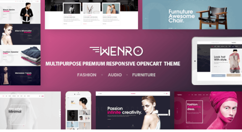 Wenro — Multipurpose Responsive Opencart Theme | 16 Homepages Fashion, Furniture, Digital and more