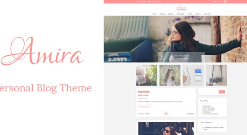 Amira — WordPress Personal Blog Theme