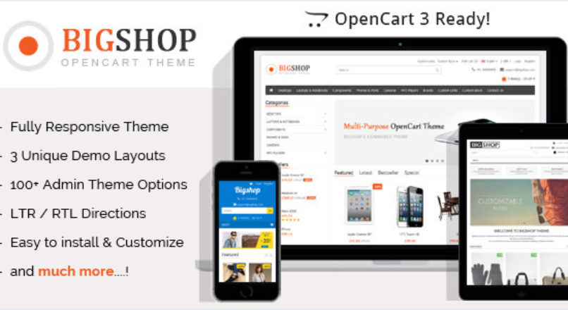 Bigshop — Multi-Purpose Responsive OpenCart Theme