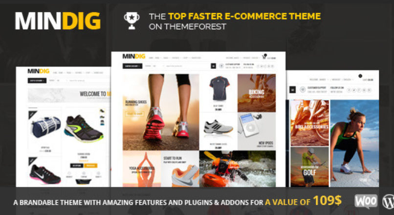 Mindig: a Flat & Multipurpose Ecommerce Theme