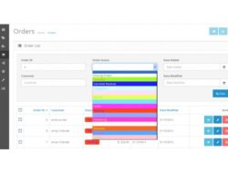Order status color — Opencart 2.x