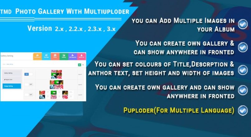 Photo Gallery Module Opencart 2.x-3.x
