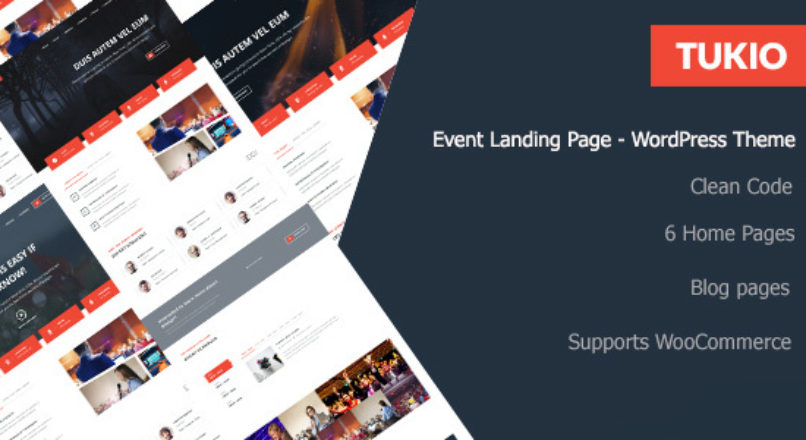 Tukio | Event Landing Page WordPress Theme