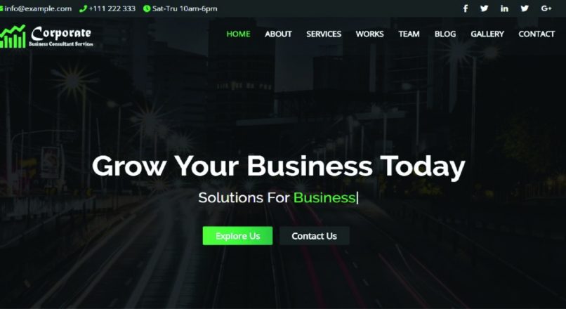 Corporate — Business and Portfolio Template