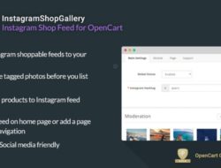 InstagramShopGallery 3.1.1 — лента Instagram с возможностью покупки для OpenCart 3