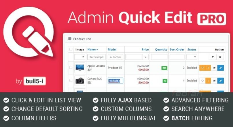 Admin Quick Edit PRO v5.7.1