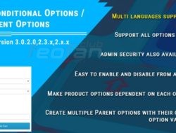 Conditional Options / Dependent Options