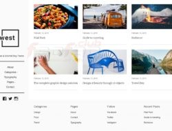 One West — WordPress Blog Theme