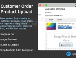 Customer Order Product Upload