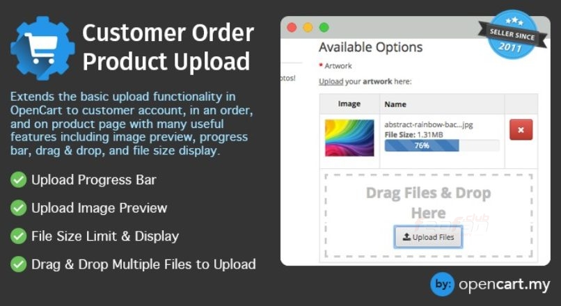 Customer Order Product Upload