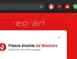 Anti AdBlock Detector for WordPress