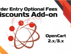 Order Entry Optional Fees / Discounts Add-on for OpenCart 2.x/3.x
