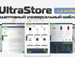 Обзор UltraStore адаптивный универсальный шаблон 1.3
