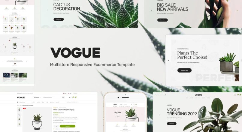 Vogue — Plant Store Opencart Theme
