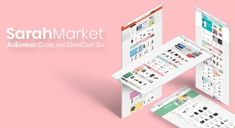 SarahMarket v1.0.1 — премиум шаблон для OpenCart 3
