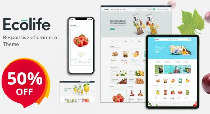 Ecolife — Organic, Food, Cosmetic & Multipurpose Opencart Theme