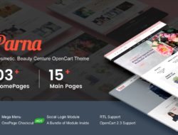 Parna — Multipurpose Responsive OpenCart 2.3 Theme | Cosmetic | Beauty Center | Fashion Store