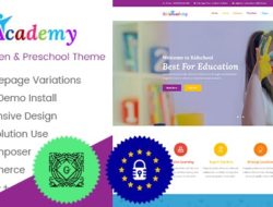KidsAcademy — Kids, Kindergarten & Preschool WordPress Theme v.1.3.4