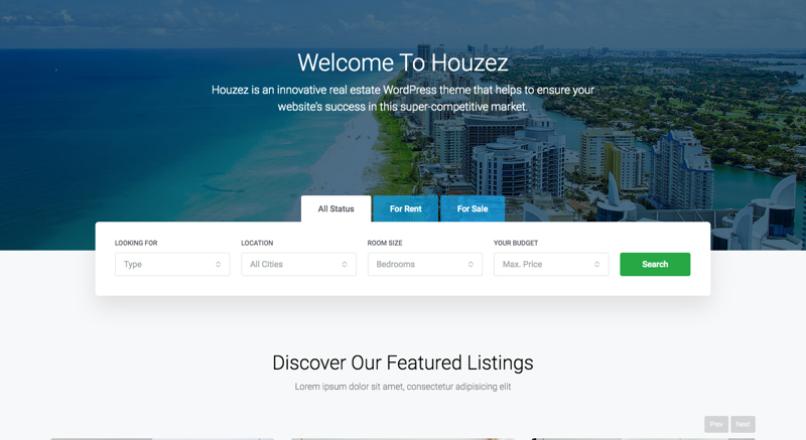 Houzez — Real Estate WordPress Theme