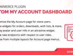 WooCommerce User Dashboard — Custom My Account Page