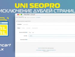 Uni SeoPro для исключения дублей страниц