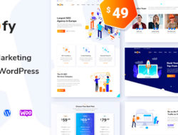 Seofy v1.5.14 шаблон для Digital агентства WordPress