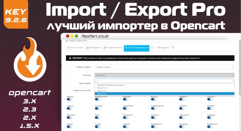 Import / Export Pro v.9.2.6 DevmanExtensions.com KEY
