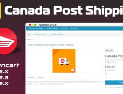 Opencart Canada Post Shipping v.2.0.0