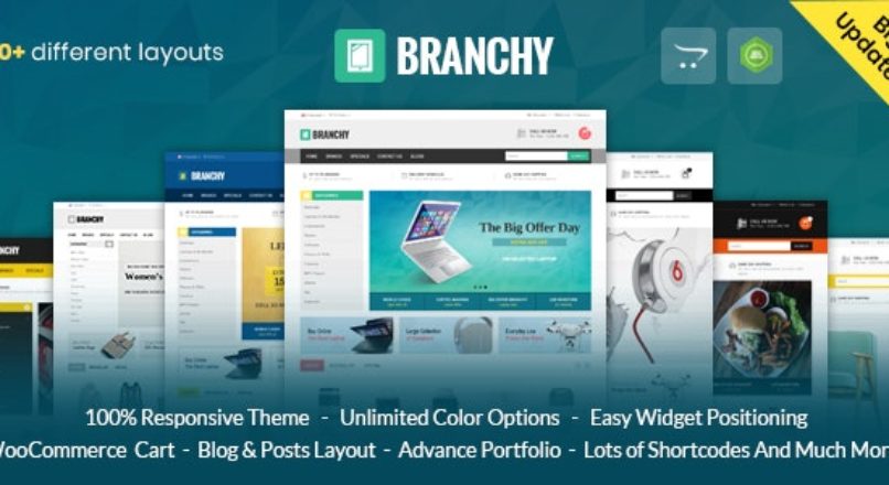 Branchy Opencart 3 & 2 Responsive Theme