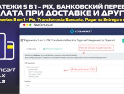 Платежи 5 в 1 — Pix, банковский перевод, оплата при доставке и другие — Pagamentos 5 em 1 — Pix, Transferência Bancária