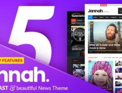 Jannah 5.4.6 NULLED WordPress News Magazine Blog & BuddyPress Theme