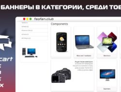 Баннеры в категории, среди товаров v3.0b