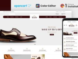 Shoes Store Responsive Opencart Theme v.1.0