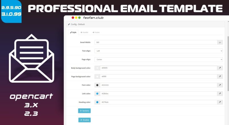 Professional Email Template v2.9.5.90 + v3.1.0.99