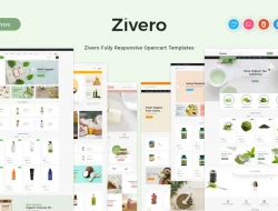 Zivero Organic & Beauty OpenCart 3 Template (6 Themes) 1.0