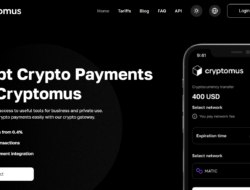 Cryptomus — модуль эквайринга криптовалют (ETH, MATIC, USDT и любые другие)