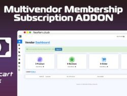 Multivendor Membership/Subscription ADDON