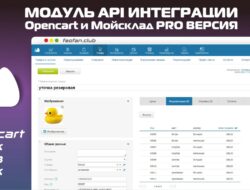 Модуль API интеграции Opencart и Мойсклад PRO ВЕРСИЯ 1.1.30 VIP