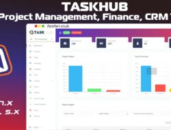 Taskhub Project Management, Finance, CRM Tool 2.8.1