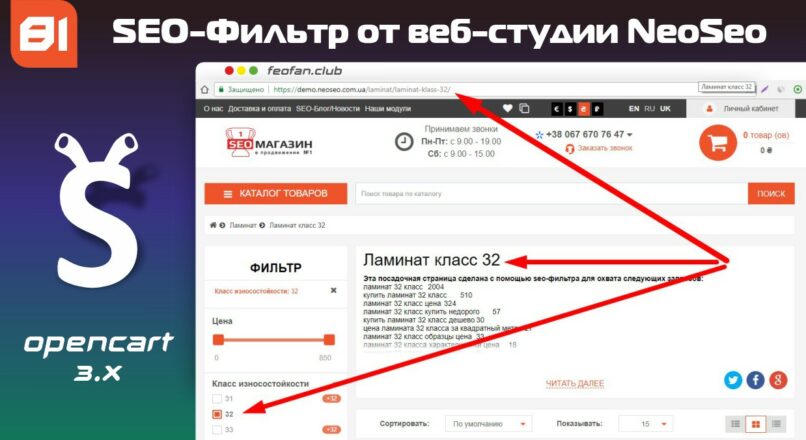 SEO-Фильтр от веб-студии NeoSeo v.81