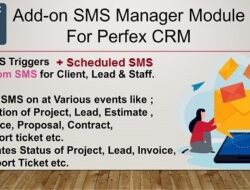 Модуль SMS-менеджера для Perfex CRM v1.0.5