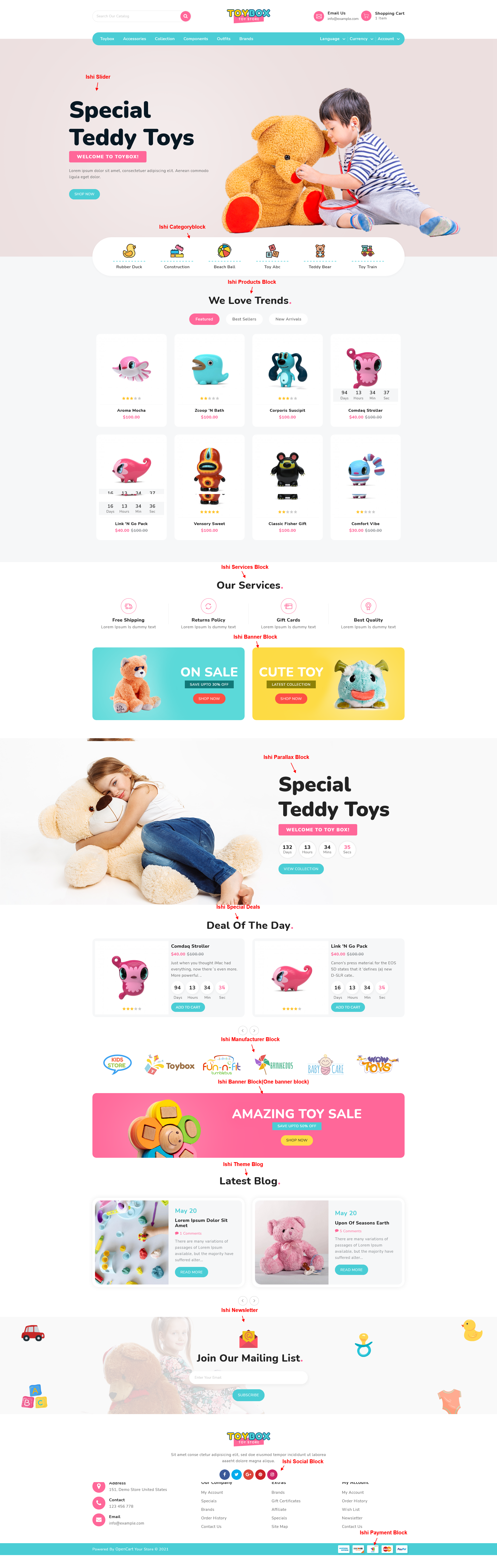 Toybox Responsive Opencart Theme