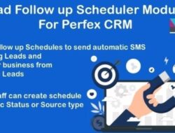 Модуль Lead Followup Scheduler для Perfex CRM